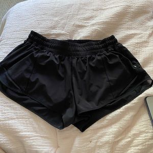 black hotty hot shorts